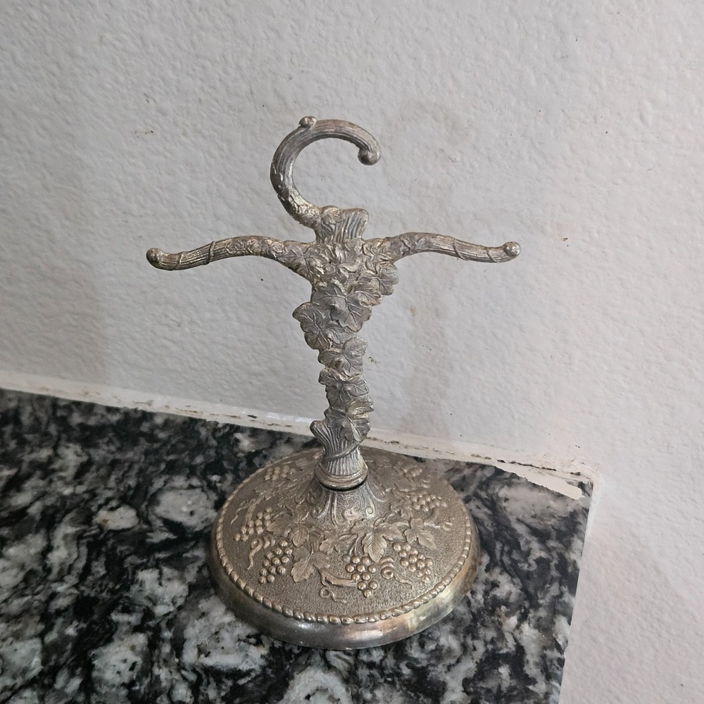 Vintage 1960s Metal Stand ONLY for Hanging Salt & Pepper Shakers - Japan EP Zinc